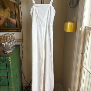Wild Fable White Spaghetti Strap or Strapless Jumpsuit